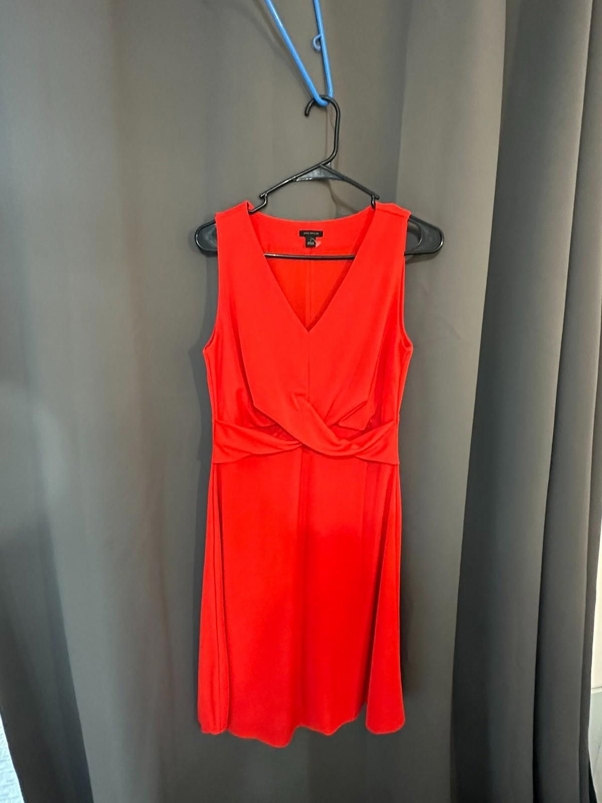 Ann Taylor Ann Taylor Formal Dress | Small | Bold Red Classic Size S / US 4 / IT 40 - 6 Thumbnail