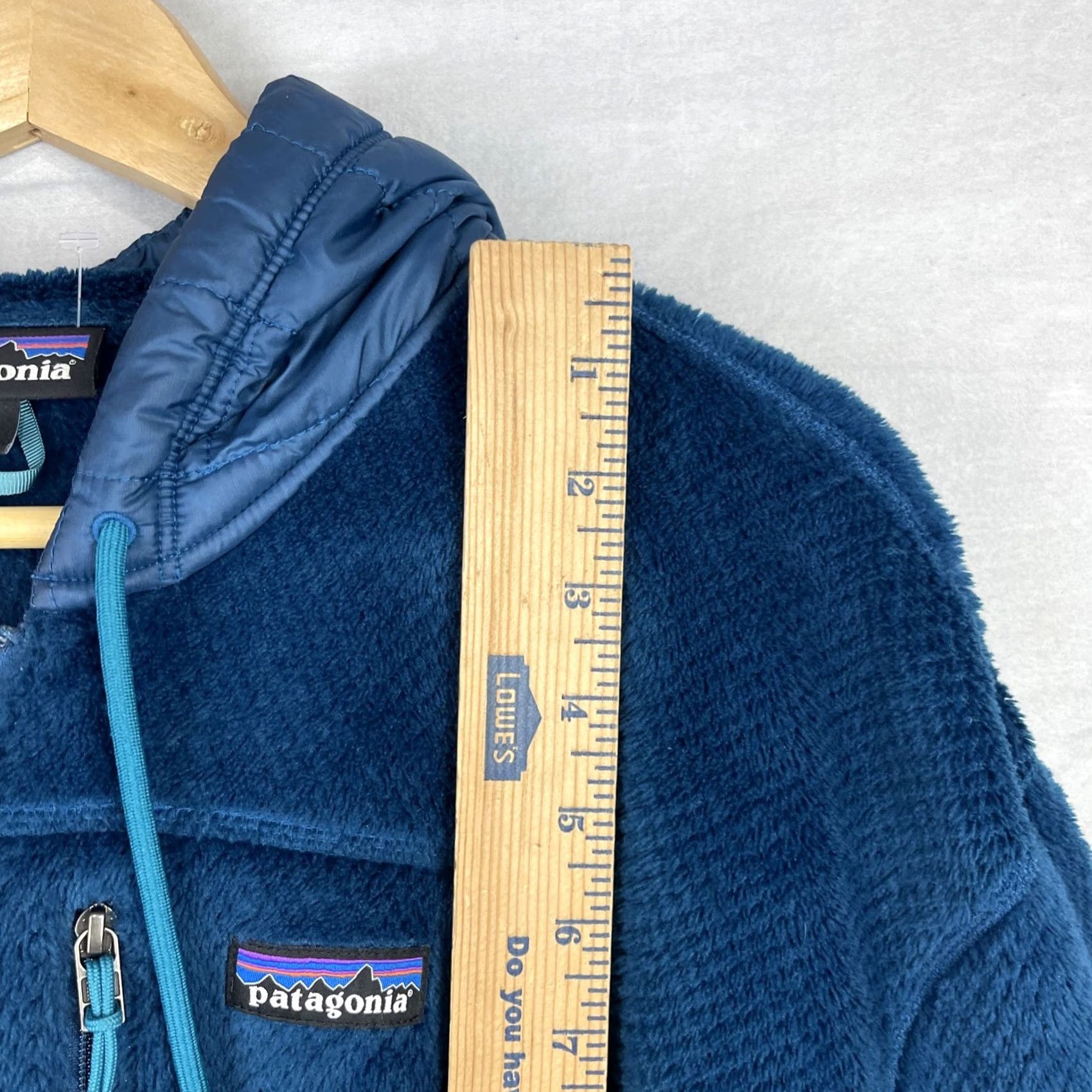 Patagonia Patagonia Jacket Mens XL Blue Re Tool Hybrid Fleece Hoody Zip Up Puffer 26430 Size US XL / EU 56 / 4 - 6 Thumbnail