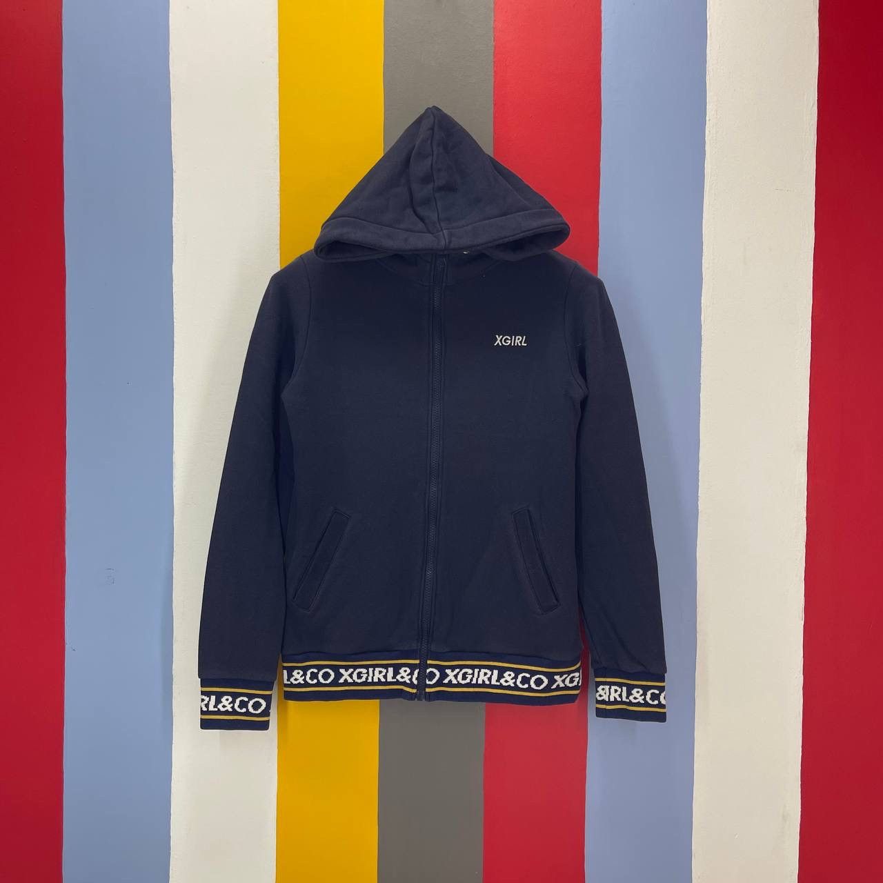 Japanese Brand XGIRL Zipper Hoodie #2648/26 Size XS / US 0-2 / IT 36-38 - 1 Thumbnail
