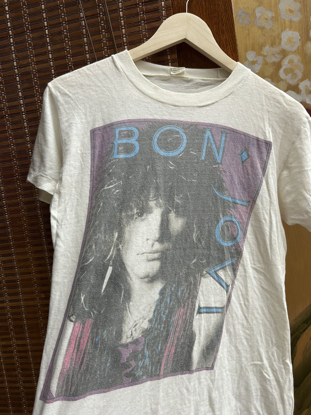 Bon Jovi 80s Bon Jovi 7800 Degrees Fahrenheit Tour Tee Single Stitch Size US M / EU 48-50 / 2 - 3 Thumbnail