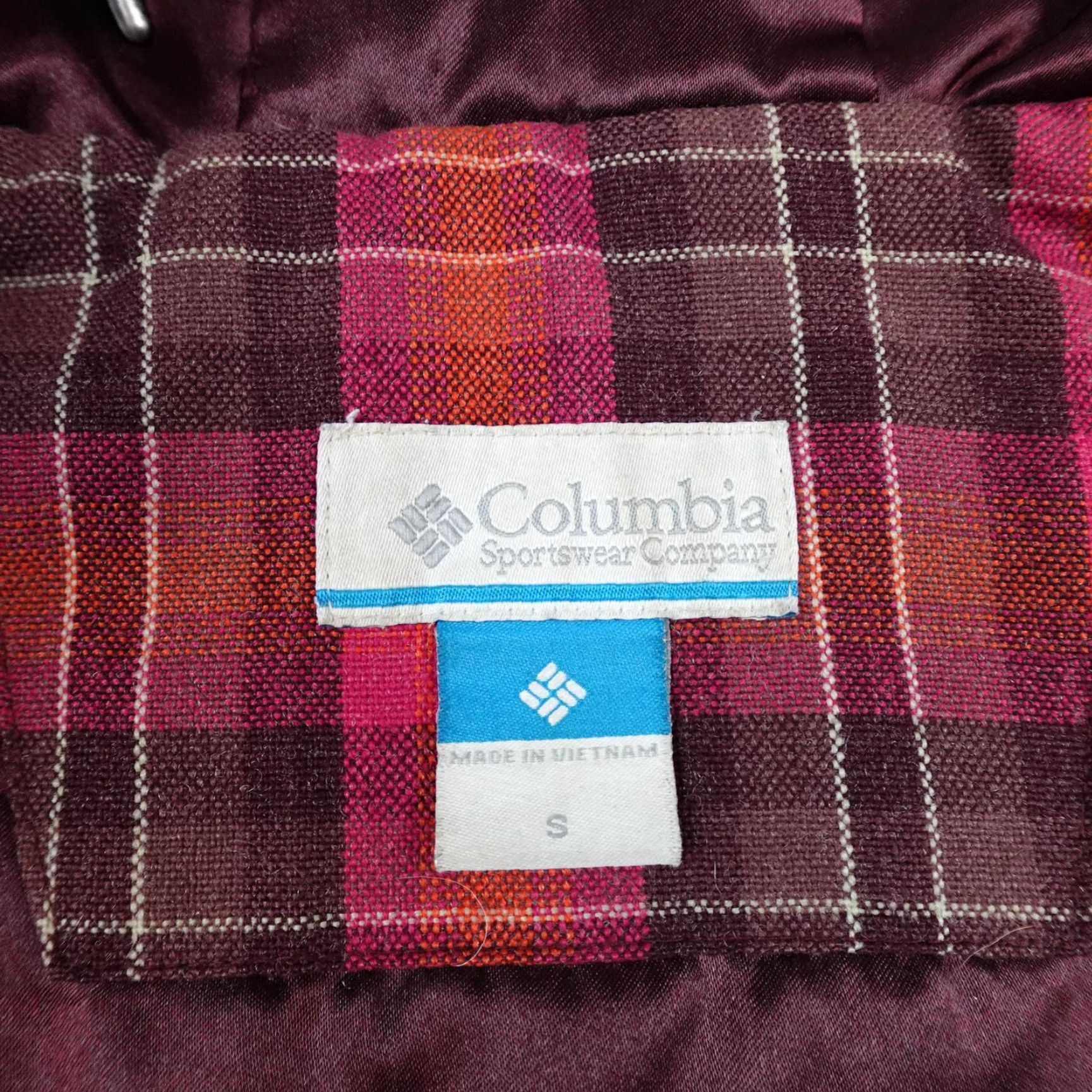 Pinko Columbia Jacket Womens Small Pink Plaid Hooded Omni Shield Insulated Ski Size S / US 4 / IT 40 - 6 Thumbnail