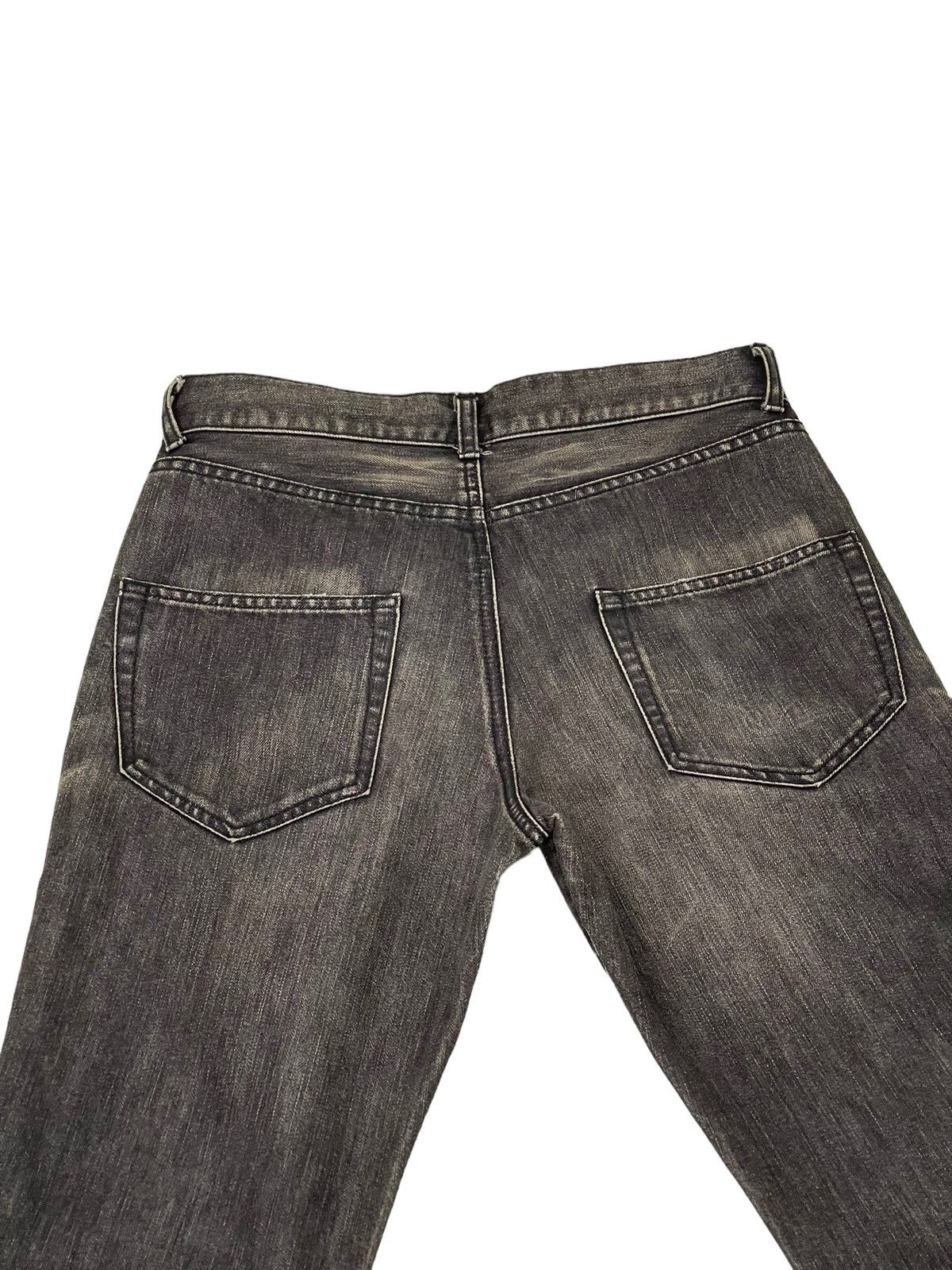 Japanese Brand Flare Jeans WJK Japan Curv Leg Distress Boot Cut 6🟦3 Size US 30 / EU 46 - 18 Thumbnail