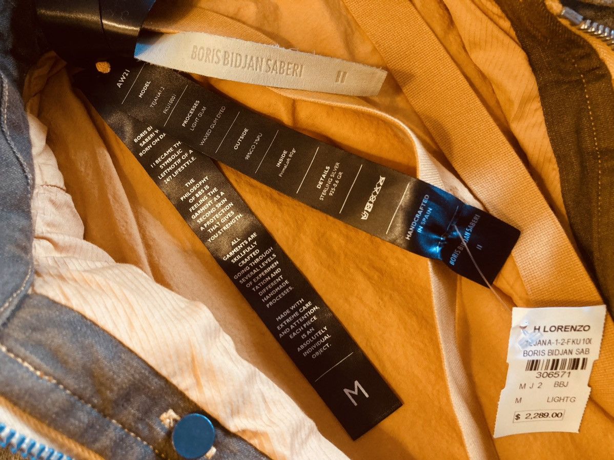 Boris Bidjan Saberi BNWT Tejana1.2 Light Gum Waxed Size US M / EU 48-50 / 2 - 6 Thumbnail