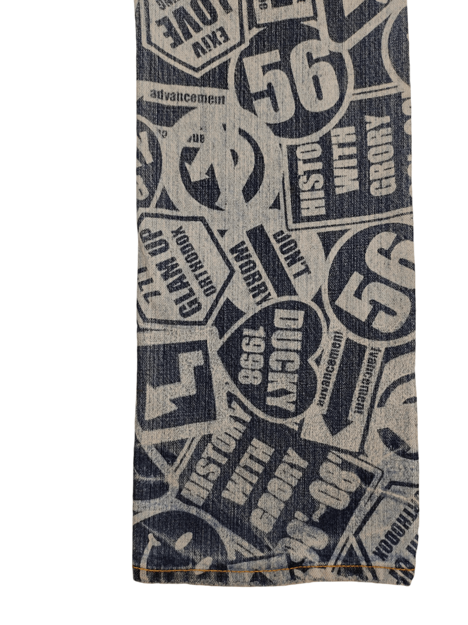 If Six Was Nine CO&LU Fullprint Design Denim Pants Julius Style Size US 28 / EU 44 - 13 Thumbnail