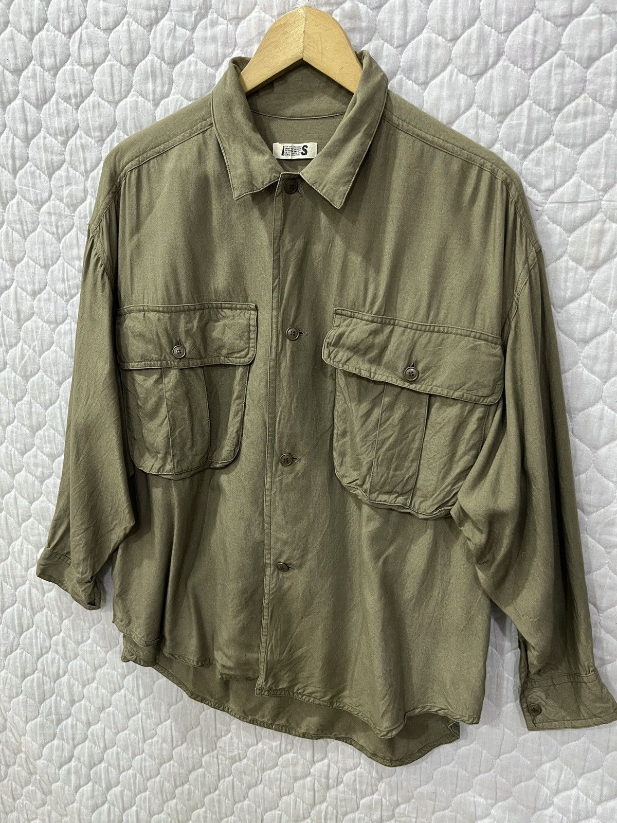 Issey Miyake 🔥🔥🔥ARCHIVE VINTAGE ISSEY MIYAKE BAGGY RAYON SHIRTS Size M / US 6-8 / IT 42-44 - 2 Thumbnail