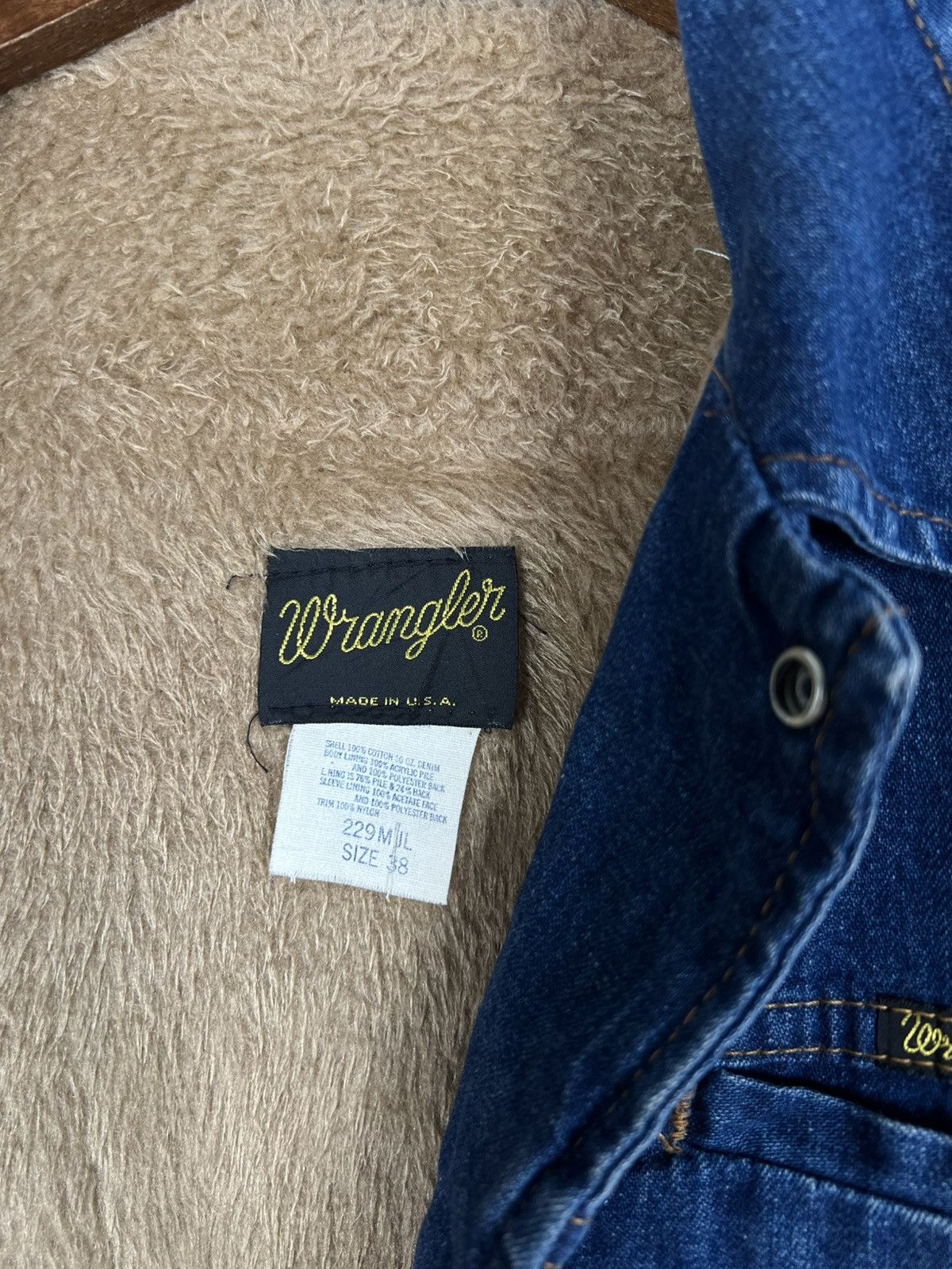 Wrangler 70s-80s Vintage Wrangler 229MJL Denim Bomber Jacket Size US M / EU 48-50 / 2 - 13 Thumbnail