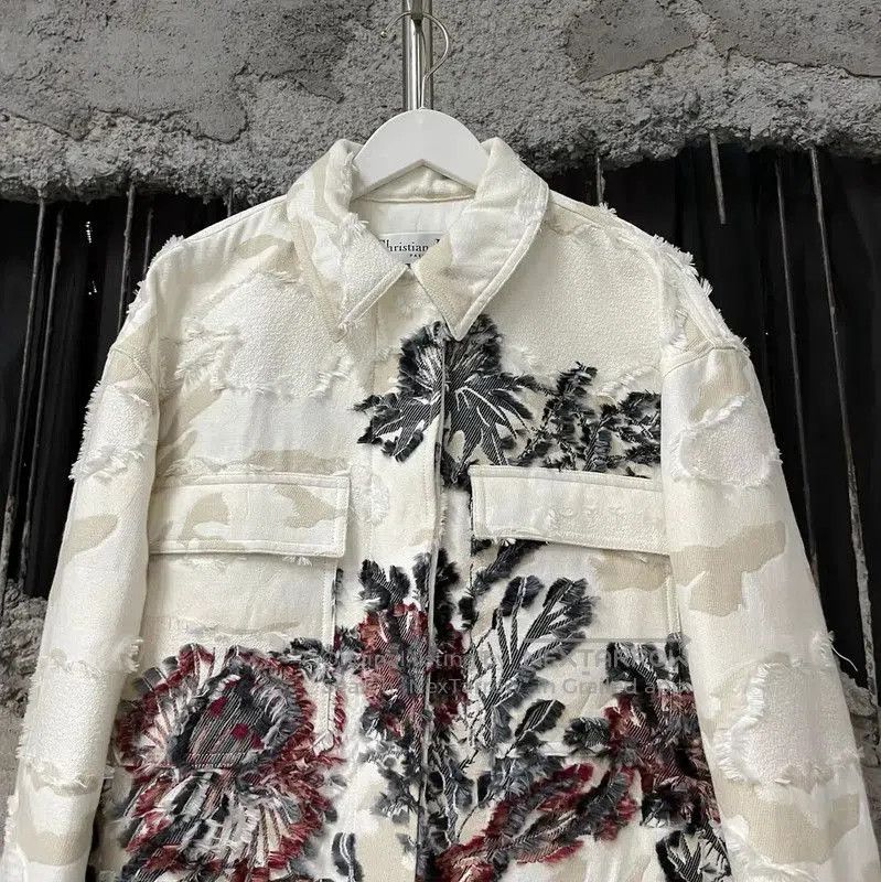 Dior Dior Floral Embroidered Women's Spring Jacket . Size XXS / US 00 / IT 34 - 3 Thumbnail