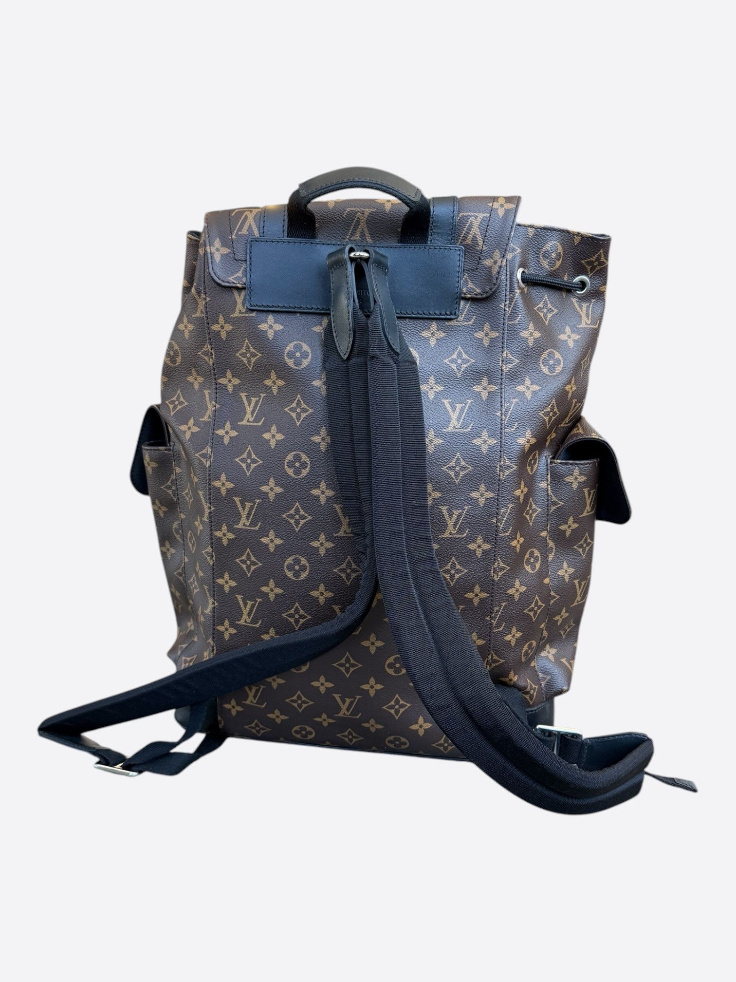 Louis Vuitton Louis Vuitton Brown Macassar Monogram Christopher Backpack Size ONE SIZE - 3 Thumbnail