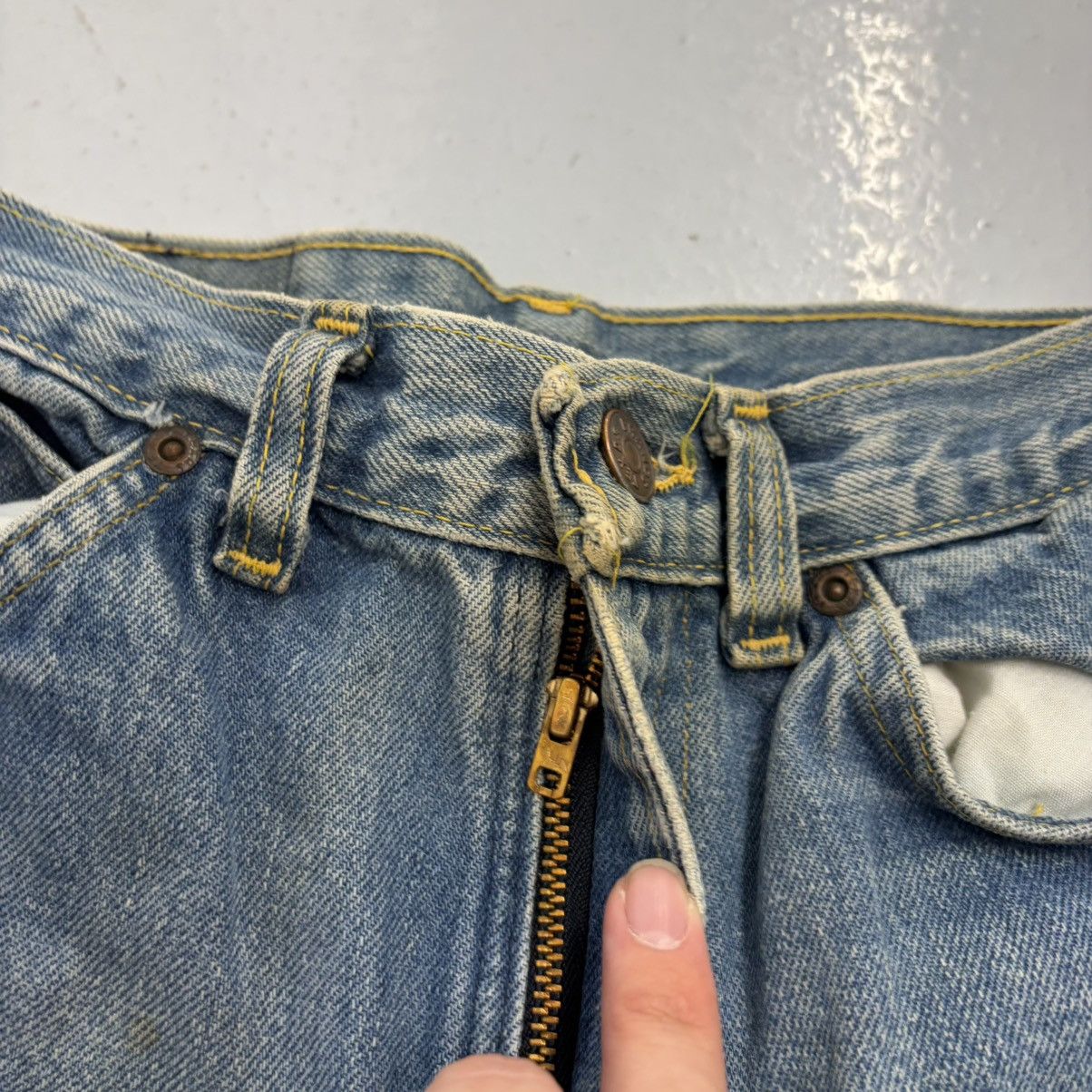 Other Vintage 70s Texas Blue Straight Leg Western Jeans 26x28 Size 26" / US 2 / IT 38 - 2 Thumbnail