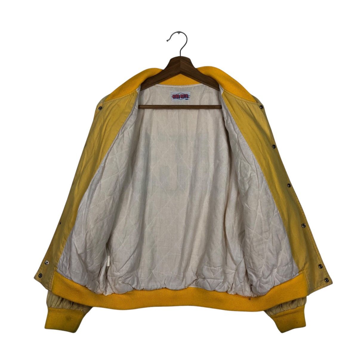 Japanese Brand 📌Sing Guts Bomber Jacket Spell Out Big Logo Issey Miyake Size US M / EU 48-50 / 2 - 14 Thumbnail