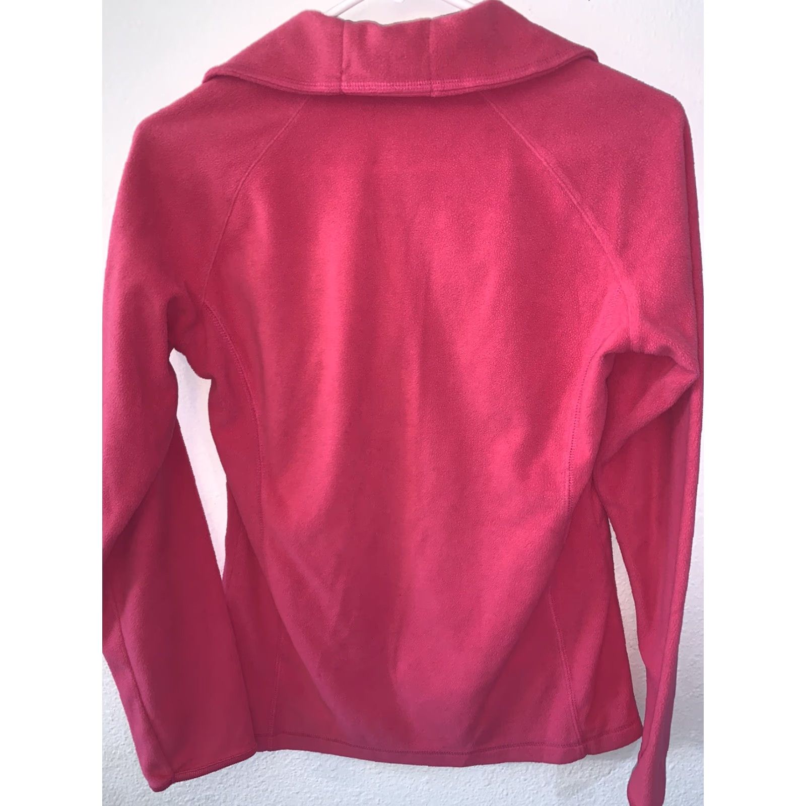 Vintage Columbia Womens Jacket Fleece Zip Pink S Regular Polyester Solid Logo Zip Modern Mens? Size S / US 4 / IT 40 - 4 Thumbnail