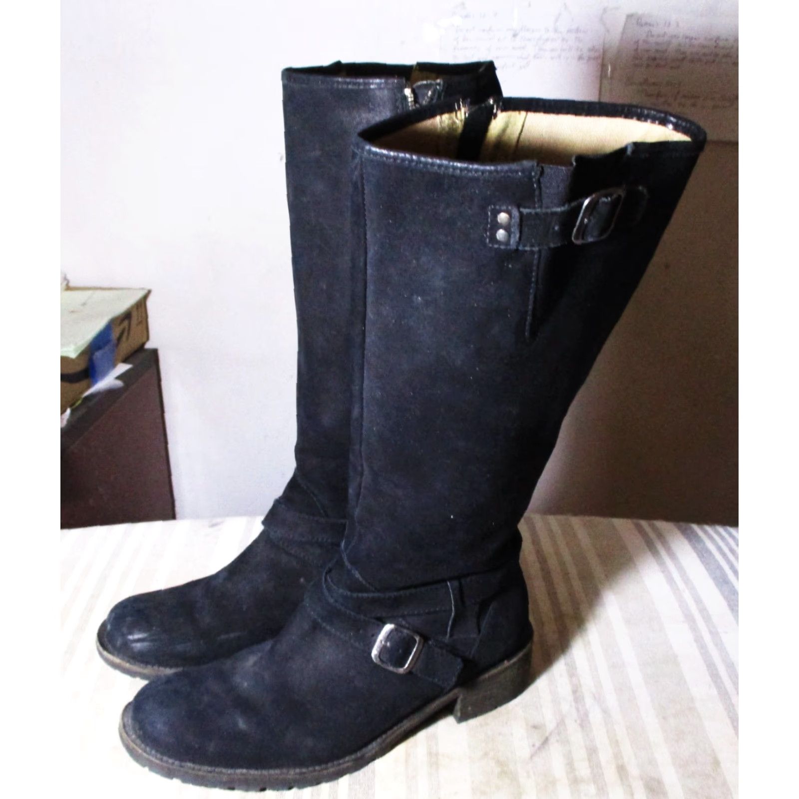 Vintage L.L. BEAN Black Leather Full Zip Mid-Calf Boots Women's Size 9M Size US 9 / IT 39 - 5 Thumbnail