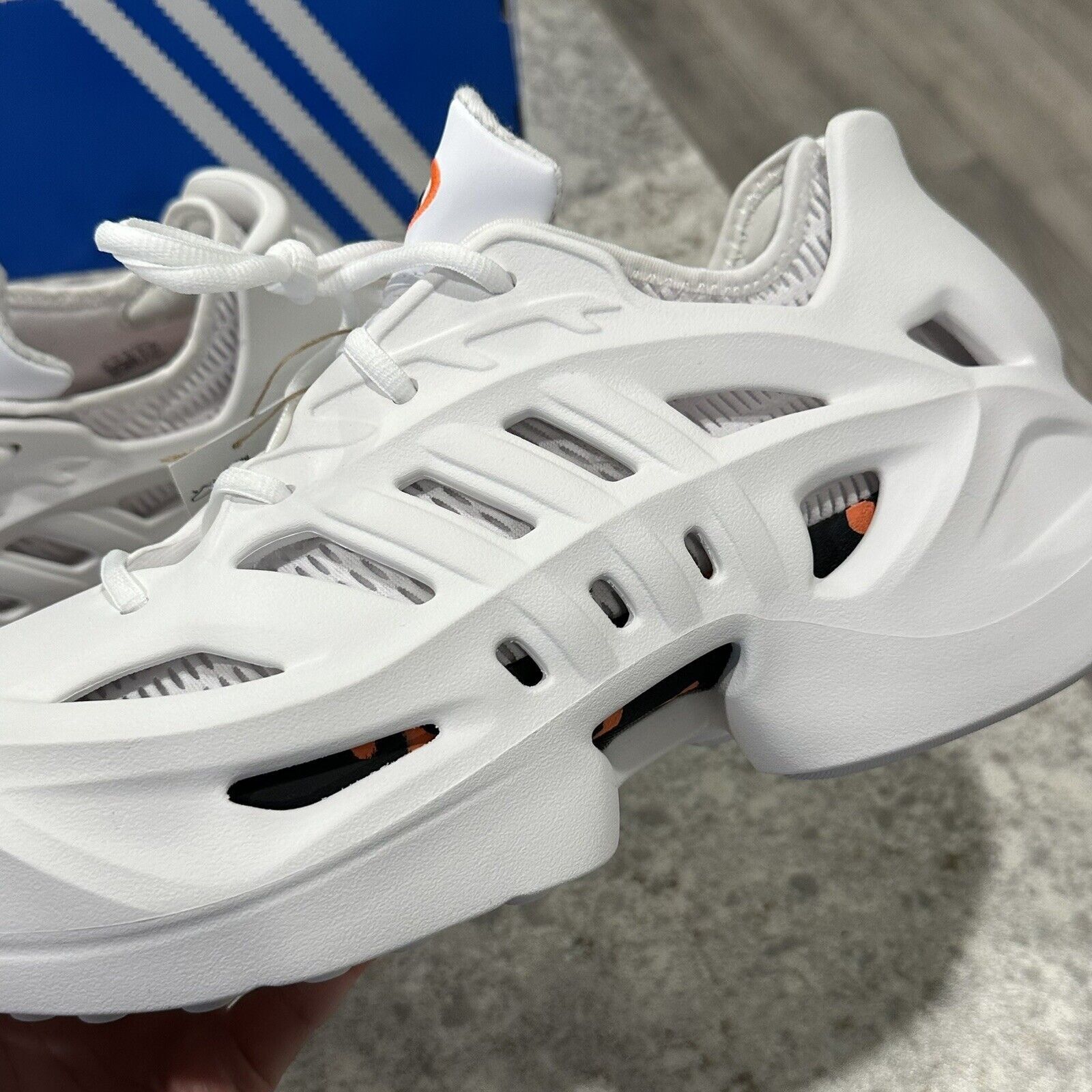 Adidas Size 11.5 - adidas AdiFOM Climacool Low Crystal White | Foam Size US 11.5 / EU 44-45 - 8 Thumbnail