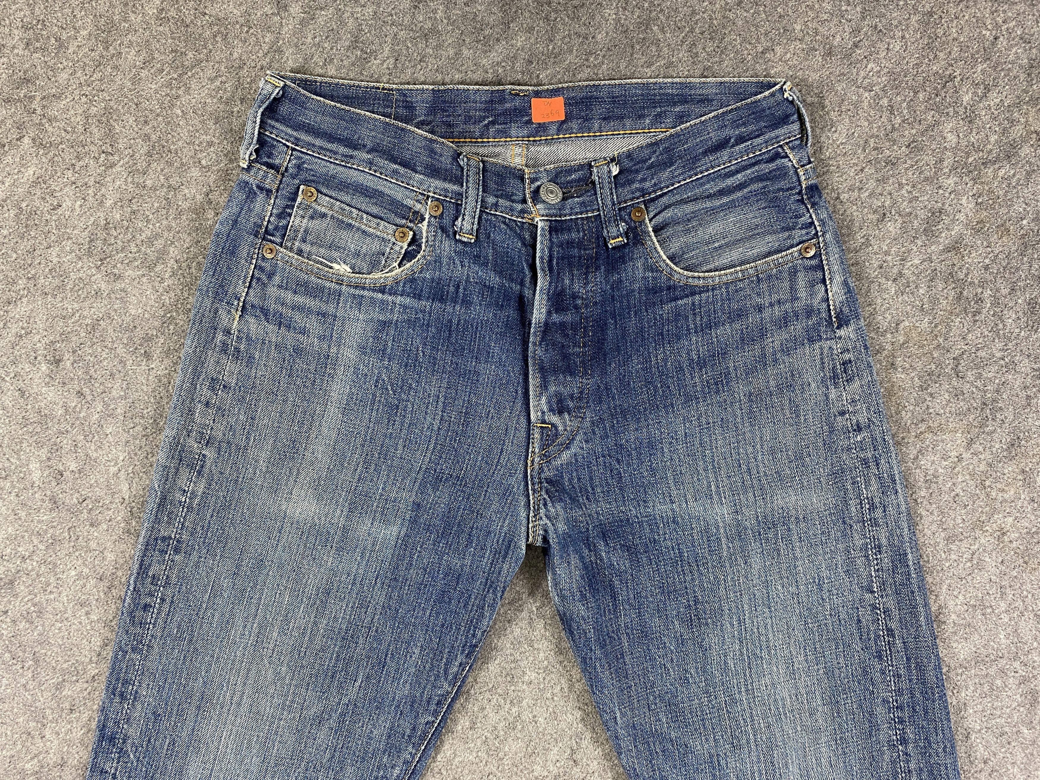 Japanese Brand Blue Vintage Denime Jeans 29x28.5 Denim JN2369 Size US 29 - 3 Thumbnail