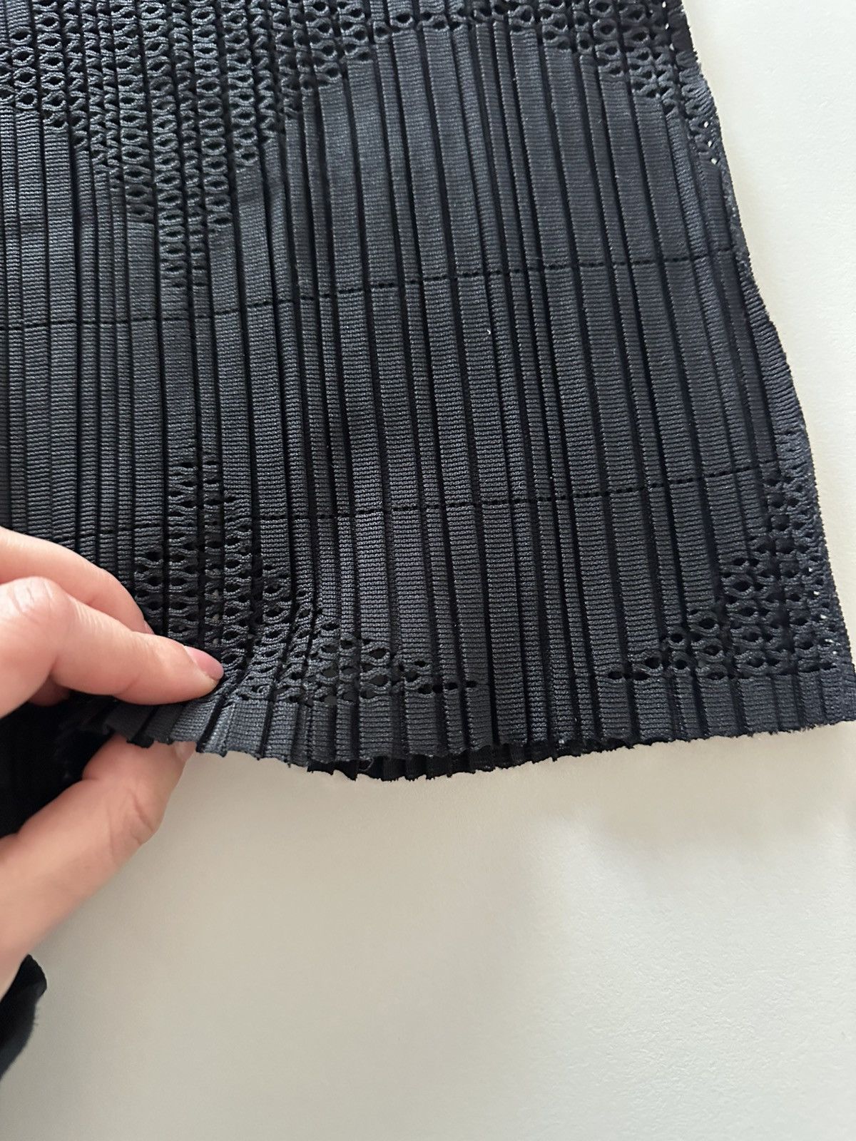 Pleats Please Issey Miyake Rare Issey Miyake Pleats Please Perforated Diamond Print top Size ONE SIZE - 5 Thumbnail