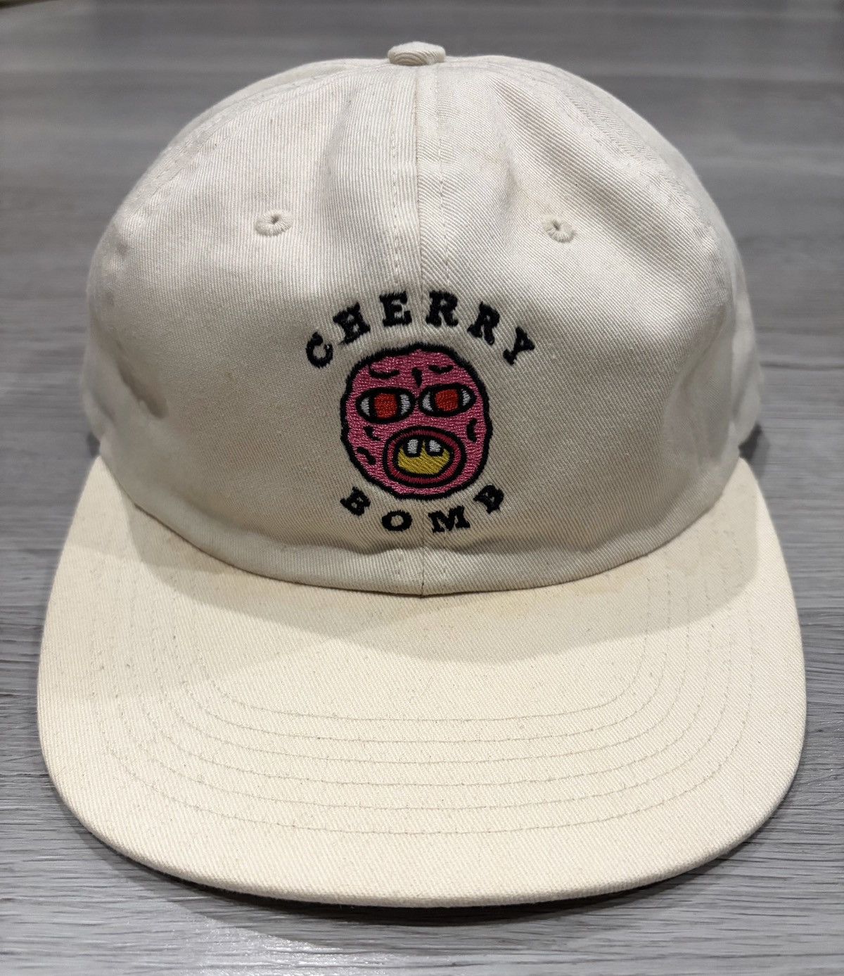 Golf Wang Golf Wang Cherry Bomb Hat Cream 2015 golf le fleur Size ONE SIZE - 4 Thumbnail