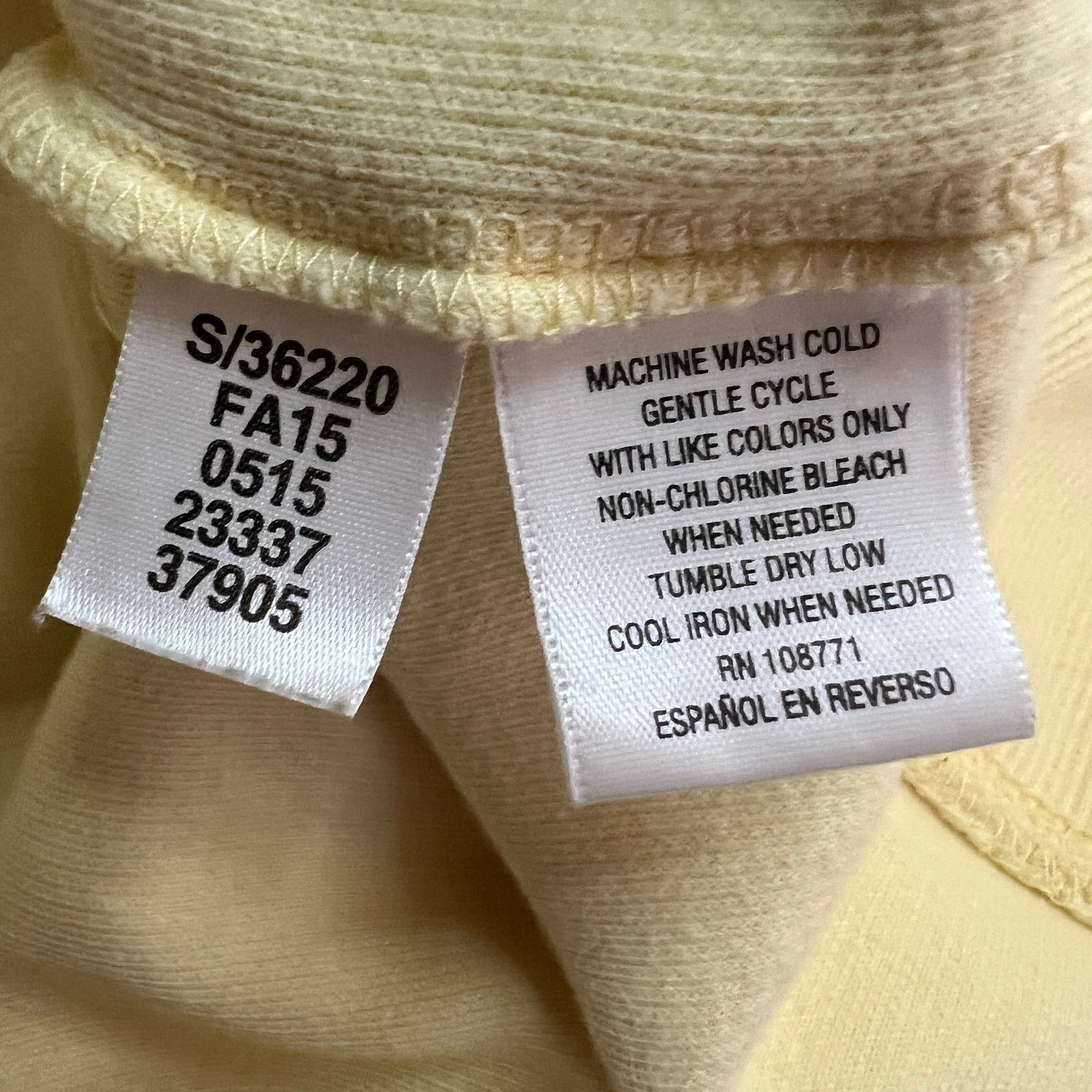 Tasso Elba Tasso Elba Men’s Pullover Sweater Cream Ribbed Cotton Size L Size US L / EU 52-54 / 3 - 9 Thumbnail