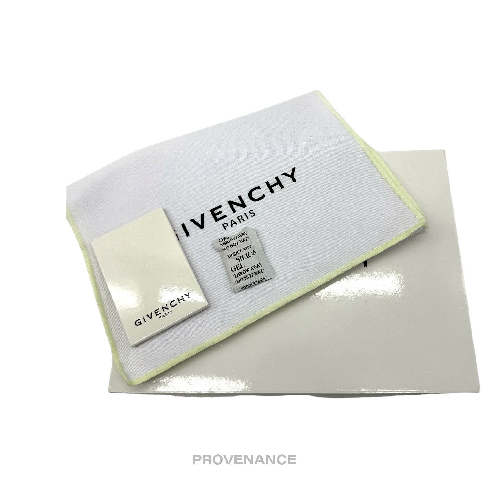 Givenchy 🔴 Givenchy Logo Zip Pouch Clutch Bag - Black Leather Size ONE SIZE - 9 Thumbnail