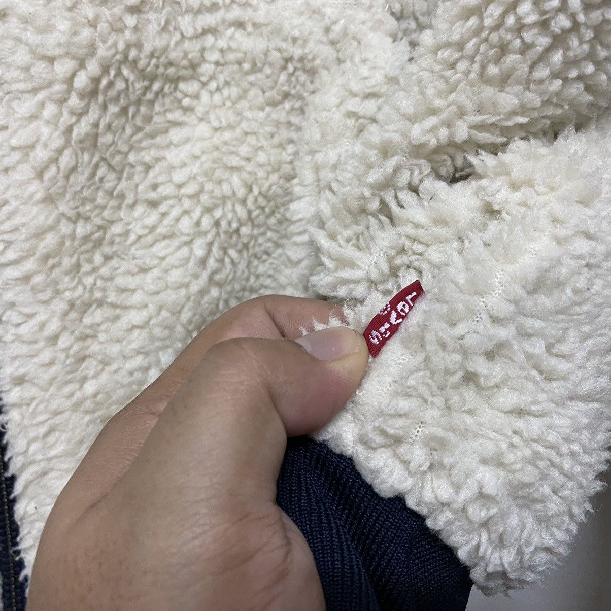 Levi's Rare LEVIS Reversible Fleece Sherpa Jacket indigo vintage Size US M / EU 48-50 / 2 - 13 Thumbnail