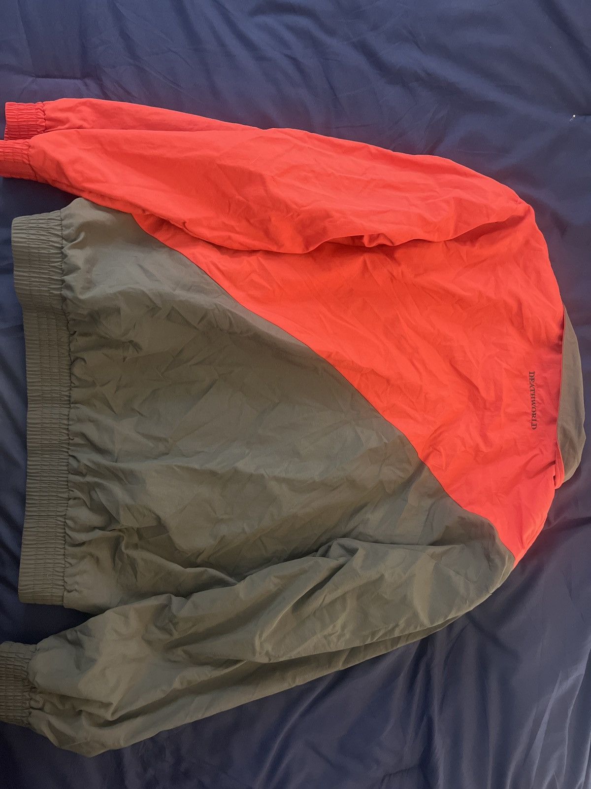 Earl Sweatshirt Grey/Red Windbreaker Jacket Size US M / EU 48-50 / 2 - 2 Thumbnail