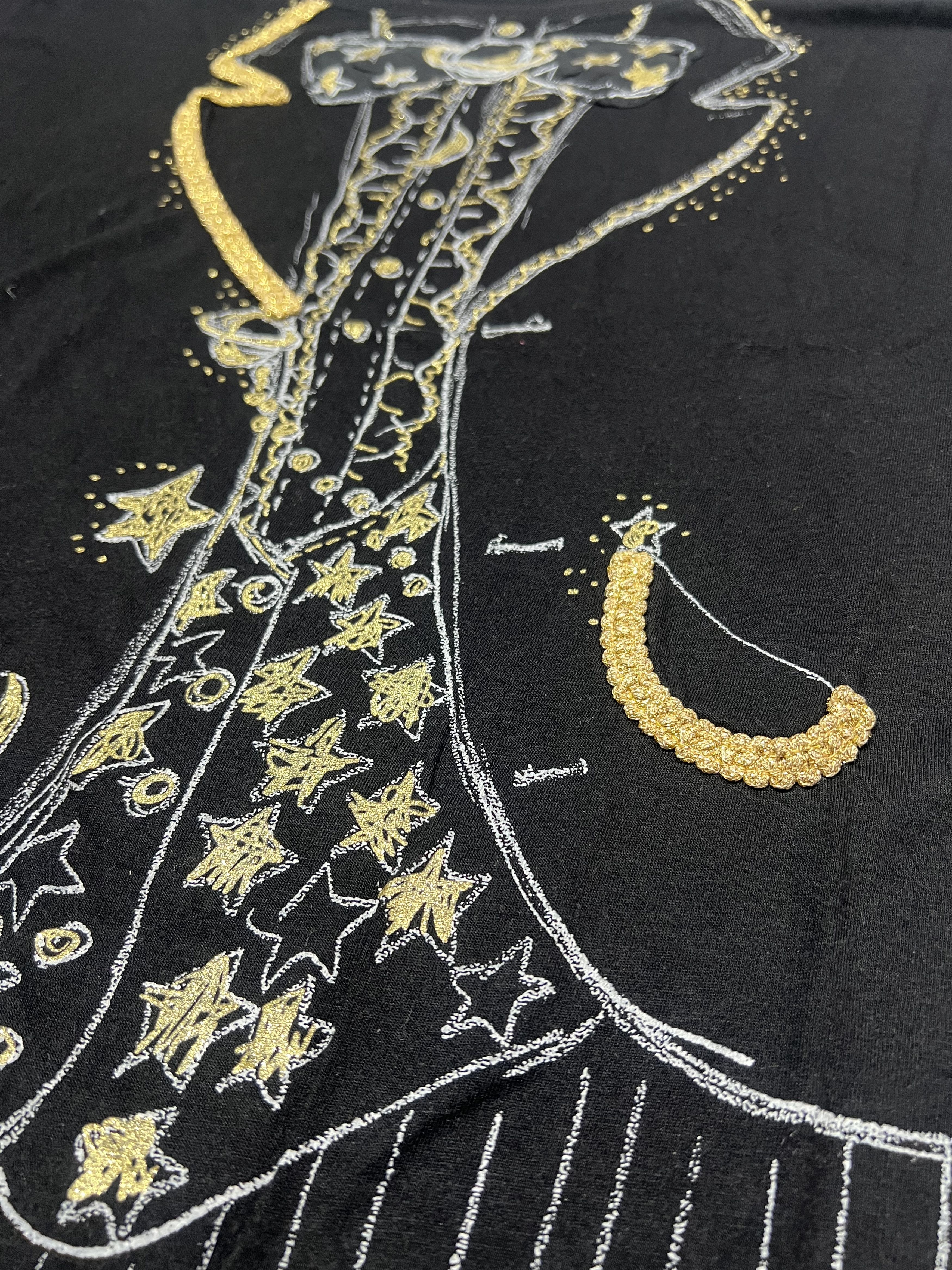 Issey Miyake 2000s Tsumori Chisato Japanese Embroidery Sleeveless Tee Size US L / EU 52-54 / 3 - 2 Thumbnail