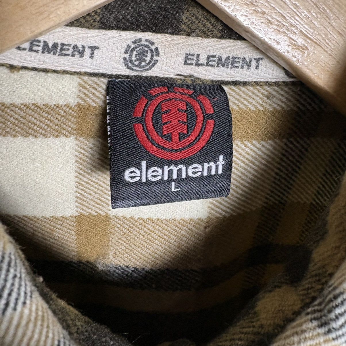 Element Vintage 90s Element Skate Nova Check Flannel Shirt Size US L / EU 52-54 / 3 - 5 Thumbnail