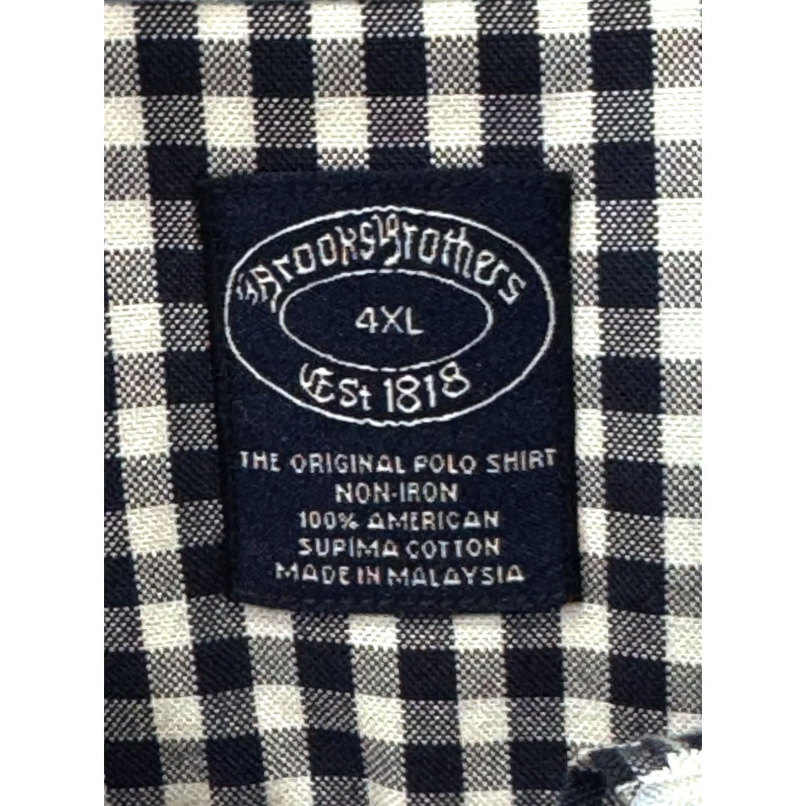 Brooks Brothers Brooks Brothers Shirt Blue Check LONG SLEEVE 4XL Multicolor Mens Adult 4XL Shirts 21 x 36/37 Size US XXL / EU 58 / 5 - 5 Thumbnail