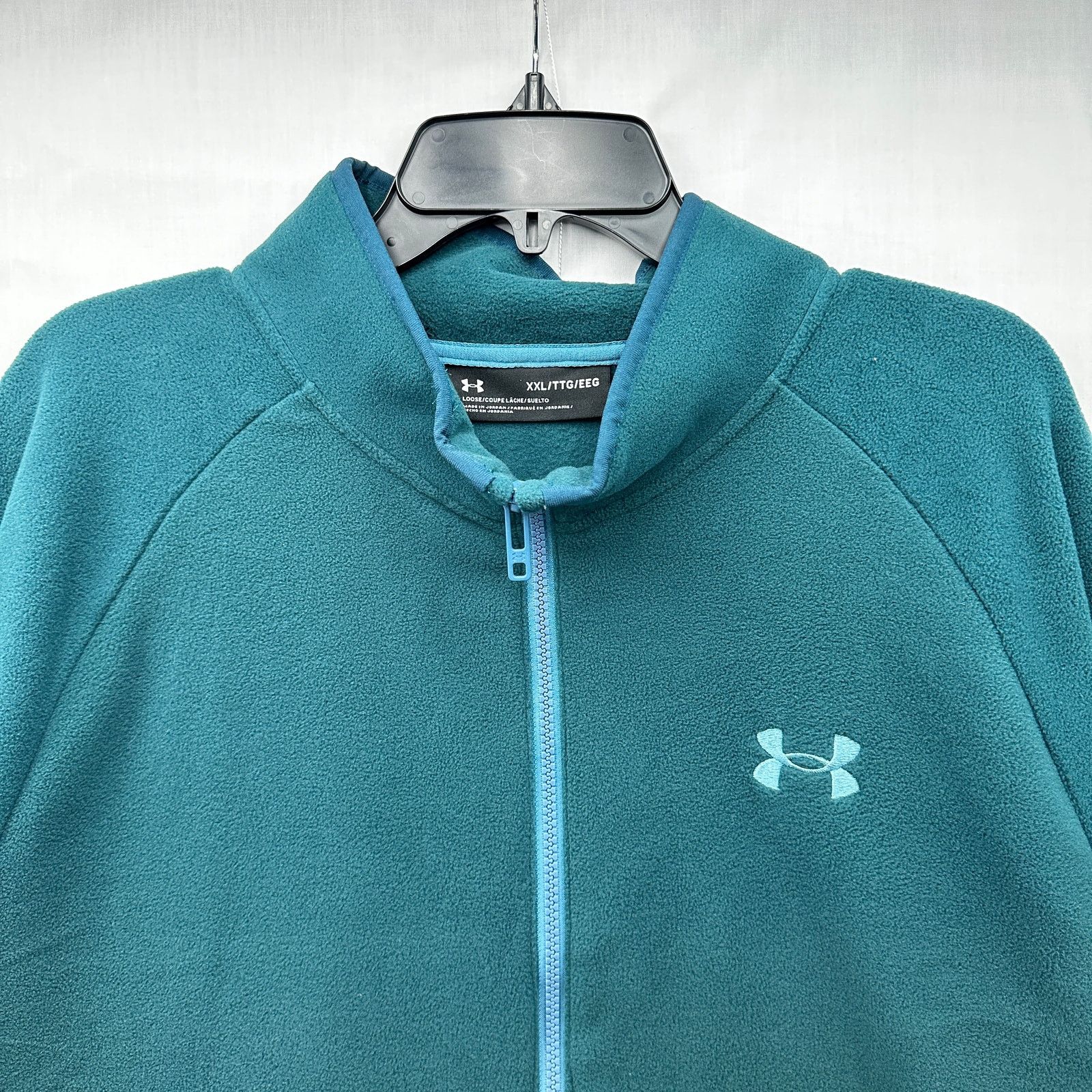 Under Armour Under Armour Men XXL Turquoise Blue Full Zip Polartec Jacket Size US XXL / EU 58 / 5 - 2 Thumbnail