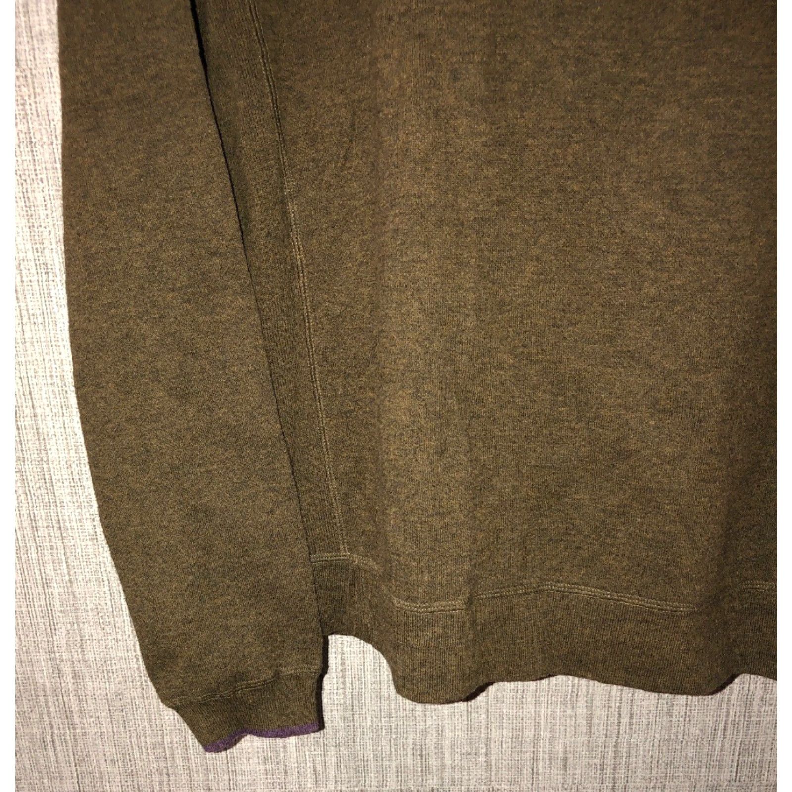Nat Nast Nat Nast Mens 1/4 Zip Cotton/Nylon Sweater Size L Green Sweater Mens L 1/4 Zip Cotton Blend Size US L / EU 52-54 / 3 - 4 Thumbnail