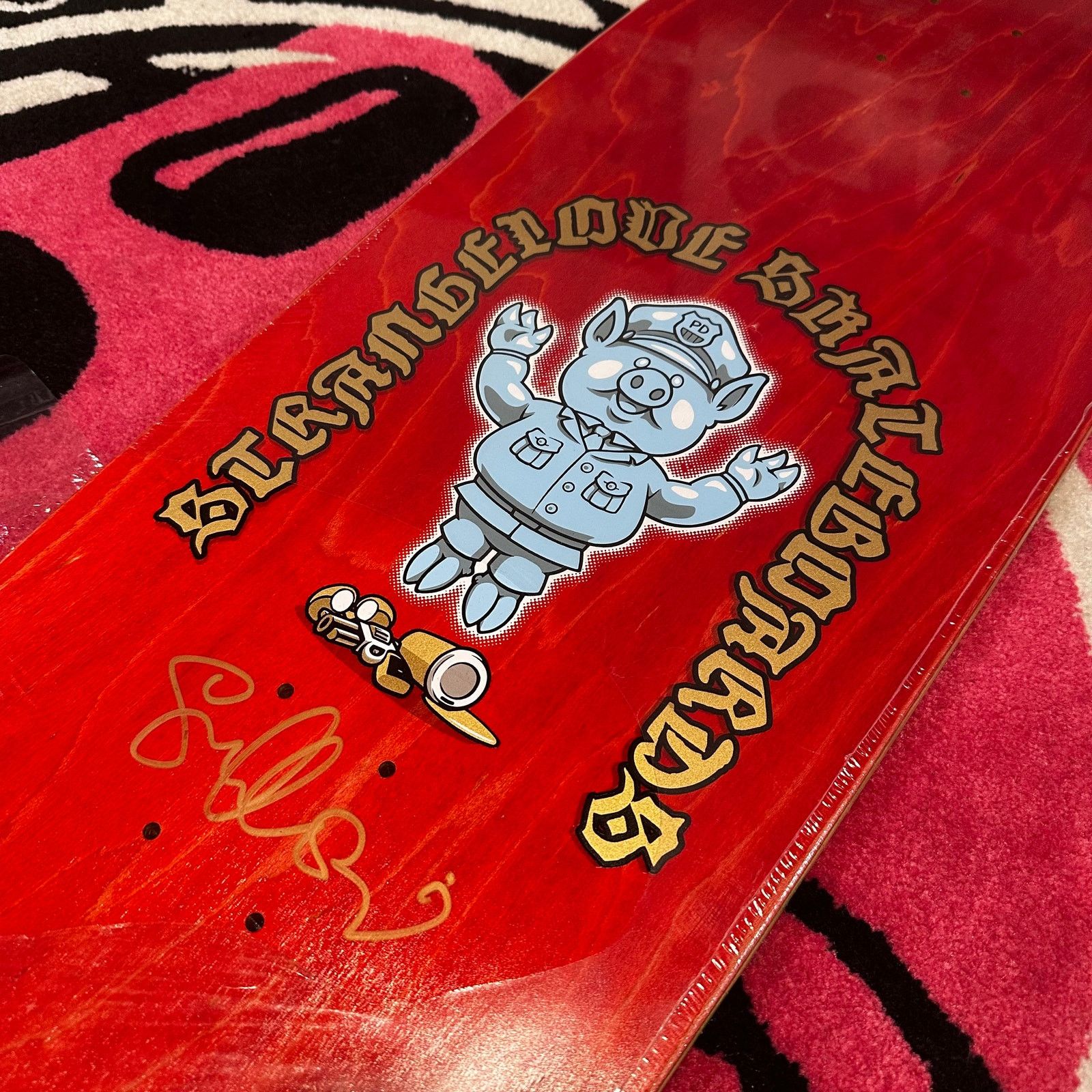 StrangeLove Skateboards StrangeLove Skateboards Krampus Deck –Size 10.5 –Hand Signed Size ONE SIZE - 6 Thumbnail