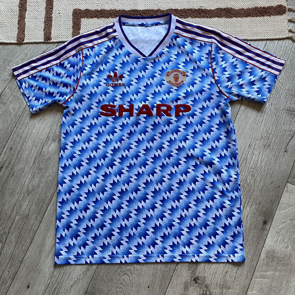 Adidas VINTAGE ADIDAS MANCHESTER UNITED SCARP JERSEY Size US M / EU 48-50 / 2 - 1 Thumbnail
