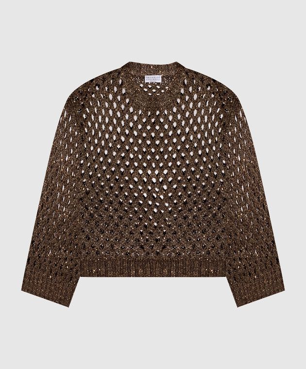 Brunello Cucinelli o1y0825 Sweater in Brown Size XS / US 0-2 / IT 36-38 - 1 Thumbnail