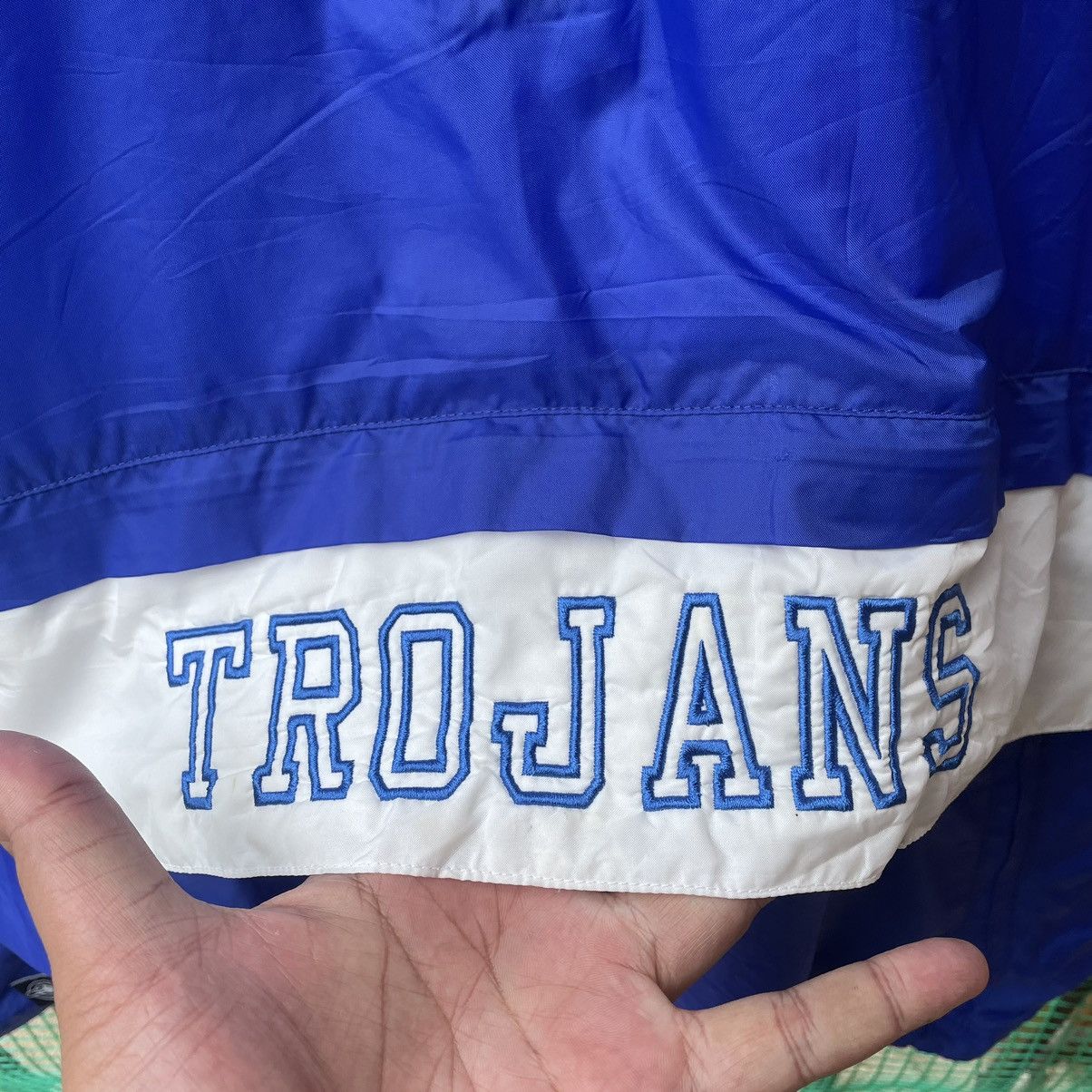 Vintage 🔥🔥Trojans Green Bay Half Zipper Anorak Styles Light Jacket Size US XL / EU 56 / 4 - 5 Thumbnail