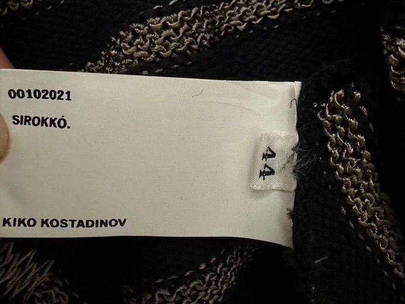 Kiko Kostadinov kiko kostadinov21 SS striped sweater 2503-Nextarrow Size US S / EU 44-46 / 1 - 4 Thumbnail