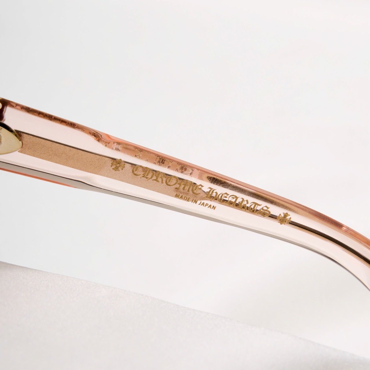 Chrome Hearts CHROME HEARTS HALLLA BALUUUU PINK CRYSTAL SUNGLASSES Size ONE SIZE - 4 Thumbnail