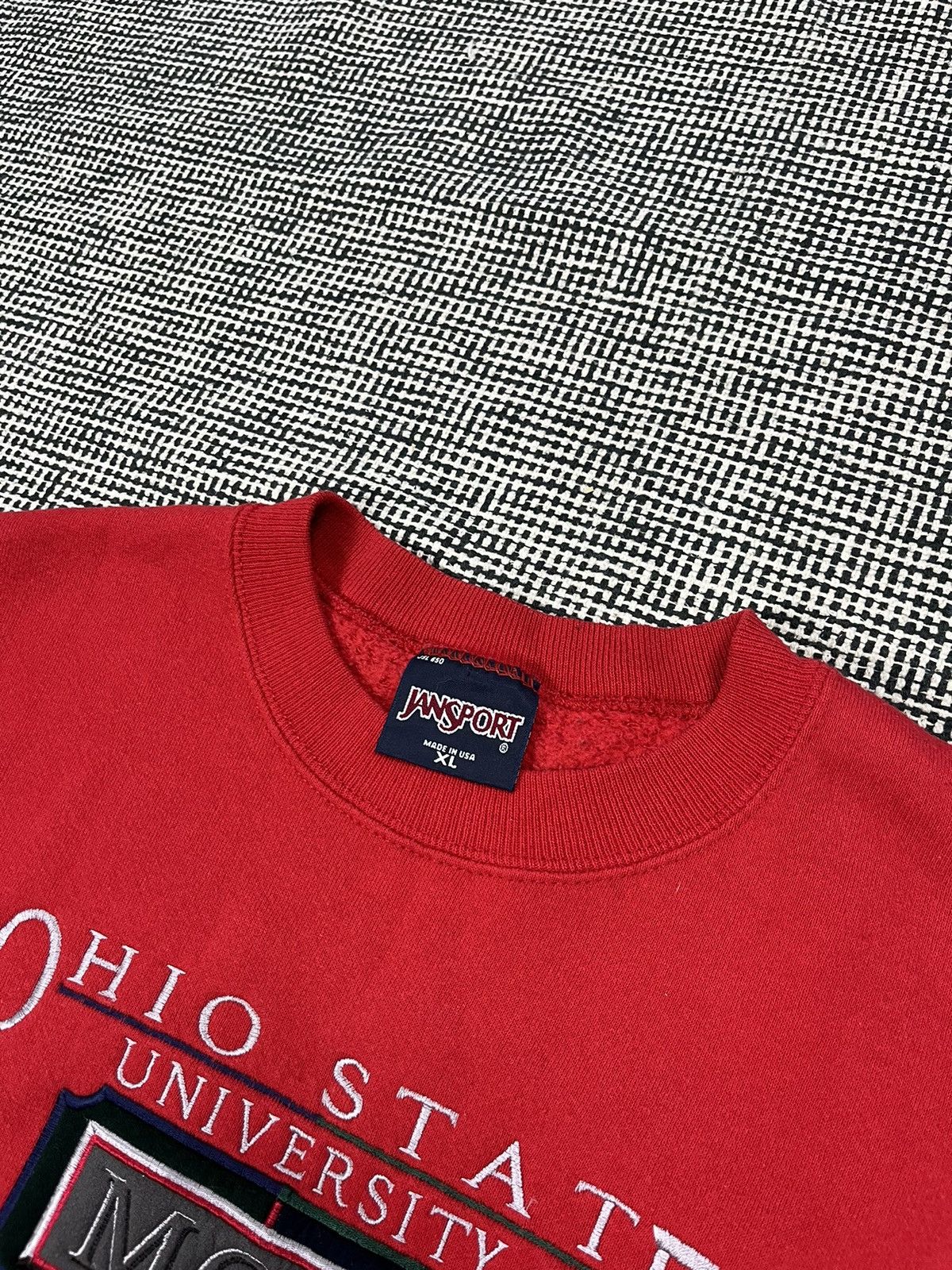 Vintage ➕ 90s Ohio state university boxy made in usa sweatshirt Size US XL / EU 56 / 4 - 2 Thumbnail