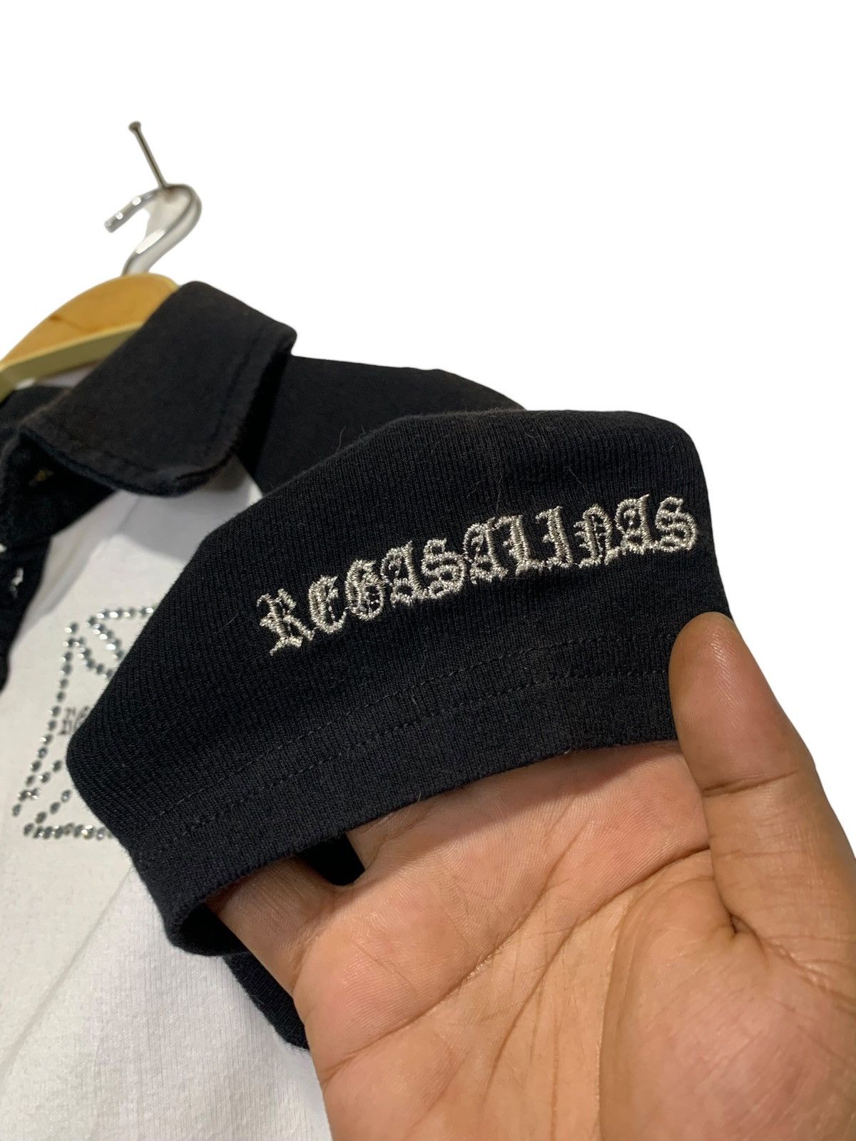 Tornado Mart REGASALINAS FUCK THE ROW WORLD POEM EMBROIDERY PUNK POLOS Size US S / EU 44-46 / 1 - 9 Thumbnail
