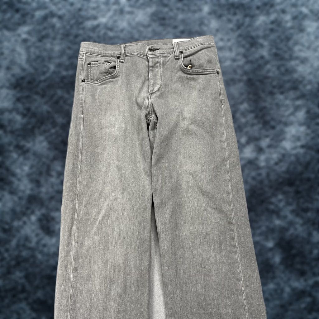 Rag & Bone rag & bone Fit 2 Jeans Mens 32x33 Gray Slim Straight Light Wash Denim Stretch Size US 32 / EU 48 - 1 Thumbnail
