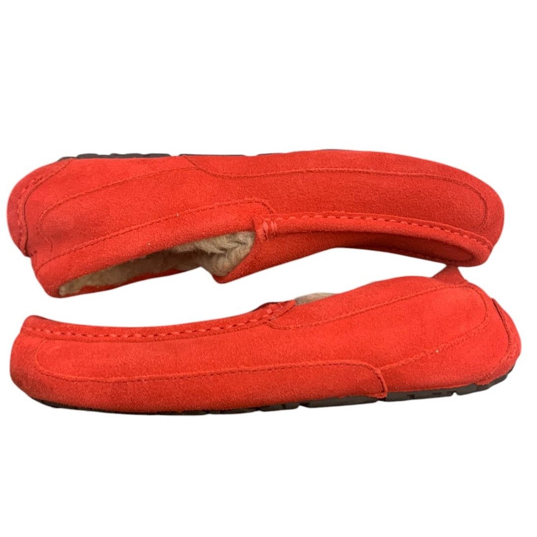 Ugg UGG Australia Men's Ascot Slippers Samba Red Shoe Suede SZ 9 Size US 9 / EU 42 - 3 Thumbnail