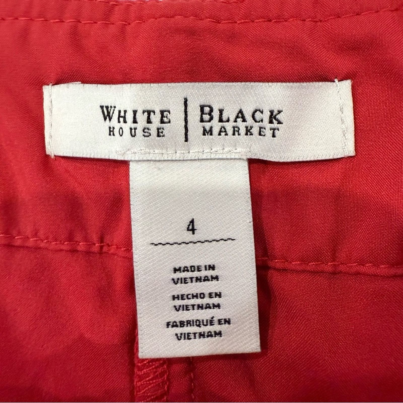 White House Black Market White House Black Market Tie Waist Eyelet Shorts Women’s 4 Size 27" / US 4 / IT 40 - 4 Thumbnail