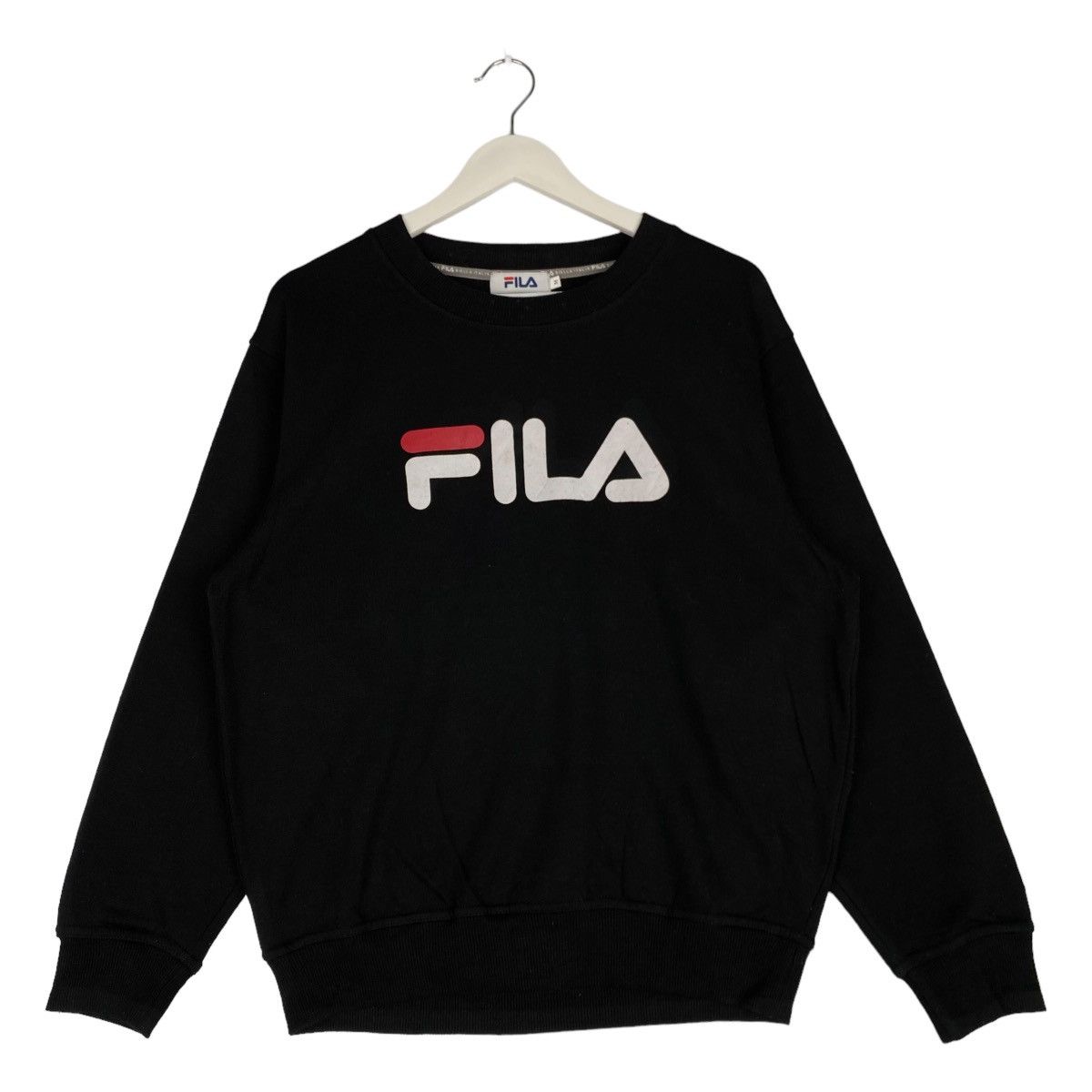 Fila × Vintage Vintage Fila Small Embroidered Crewneck Sweatshirt Black Size US M / EU 48-50 / 2 - 1 Thumbnail