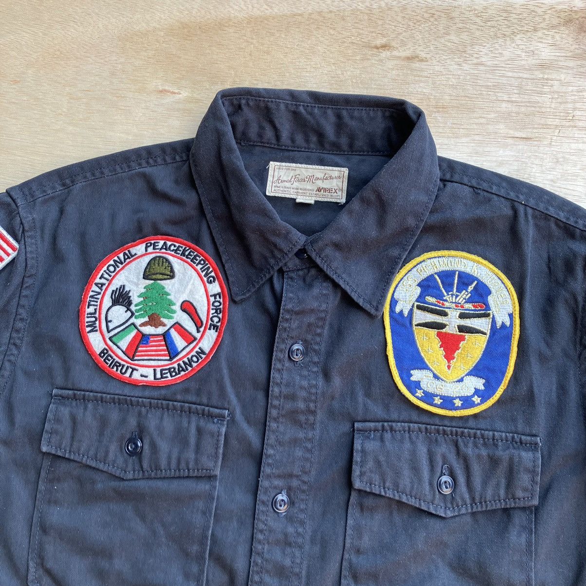 Alpha Industries × Avirex AVIREX MULTINATIONAL PEACEKEEPING FORCE Size US S / EU 44-46 / 1 - 2 Thumbnail