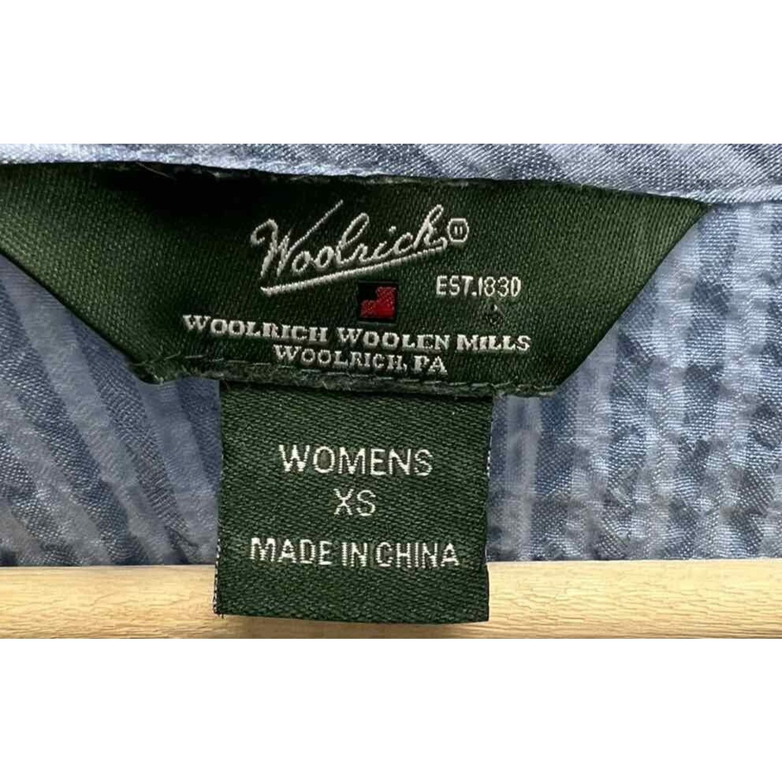 & Other Stories Woolrich Womens 3/4 Sleeve Lightweight Blend Blue,XS A001413 Size XS / US 0-2 / IT 36-38 - 6 Thumbnail
