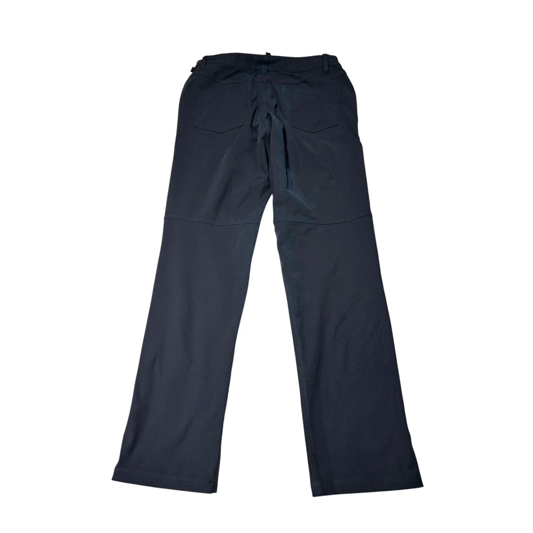 Lululemon Lululemon Commission Pant Slim Mens 30x31 Navy Blue Chino Straight Pocket 5-Pocket Moisture Wicking Quick Dry Stretch Easy Care Logo Zipper Button Size US 30 / EU 46 - 6 Thumbnail