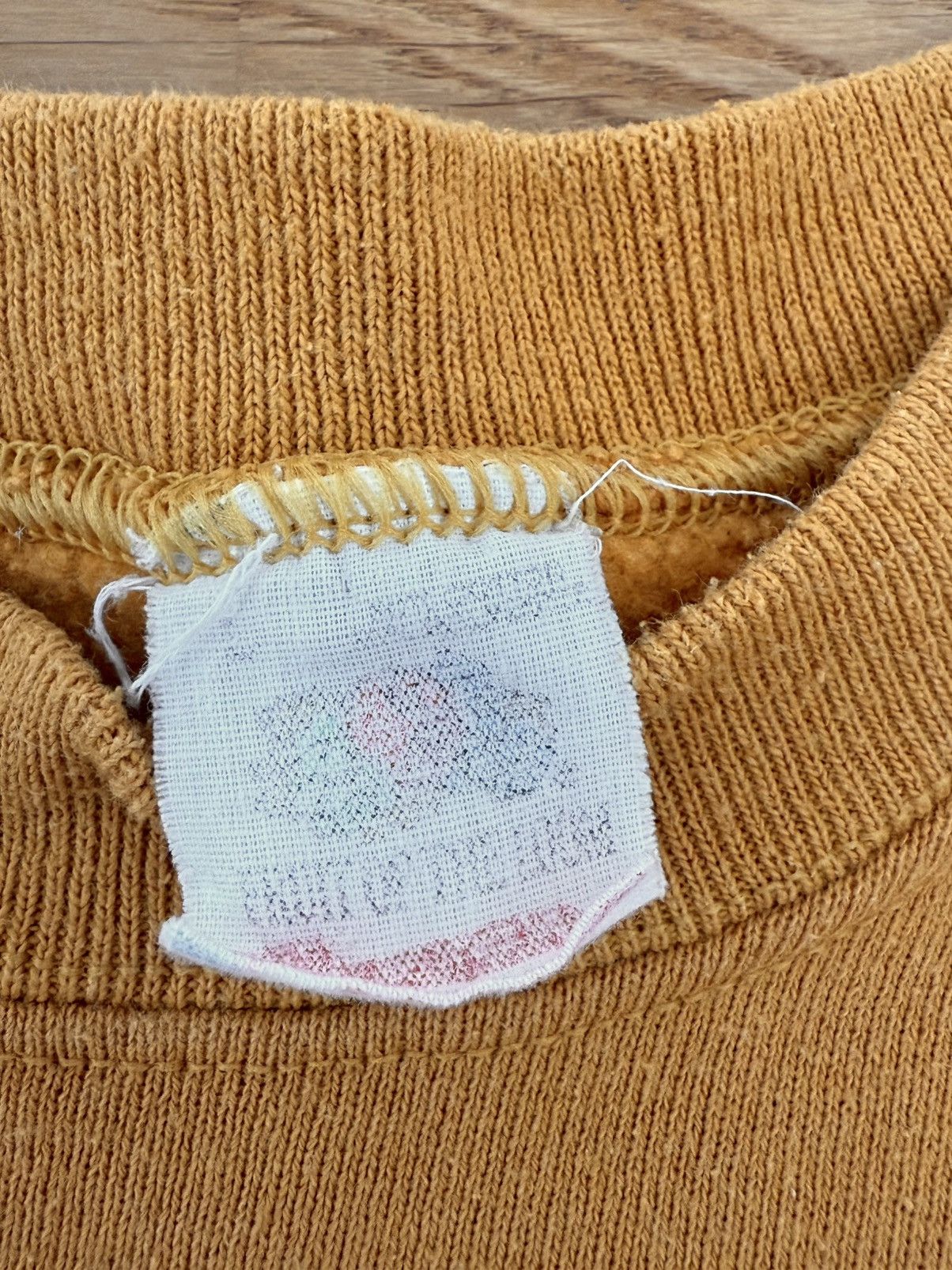 Fruit Of The Loom Vintage 80s Fruit of the Loom Mustard Yellow Size US M / EU 48-50 / 2 - 2 Thumbnail