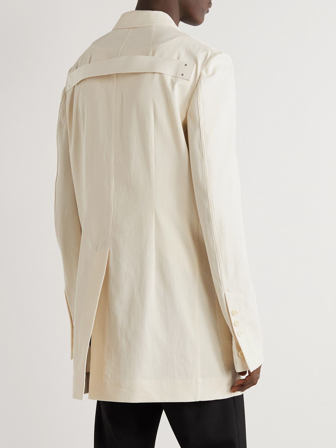Rick Owens o1y0325 Blazer in Ivory Size US S / EU 44-46 / 1 - 2 Thumbnail