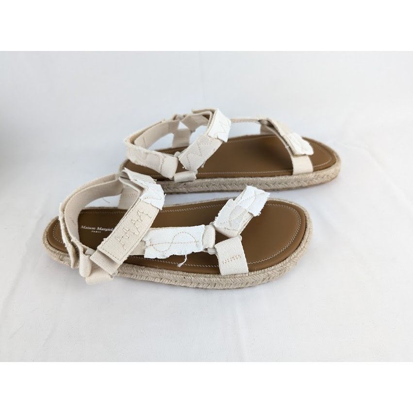 Maison Margiela o1rshd1 Off-White Patchwork Hiking Sandals in Beige Size US 10 / EU 43 - 9 Thumbnail