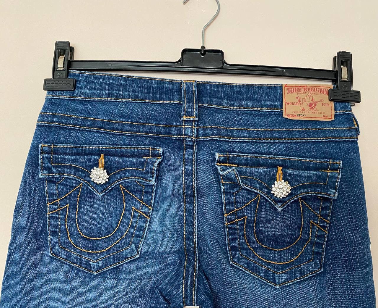 Swarovski × True Religion 🔥 VTG TRUE RELIGION BECKY X SWAROVSKI Size 28" / US 6 / IT 42 - 2 Thumbnail
