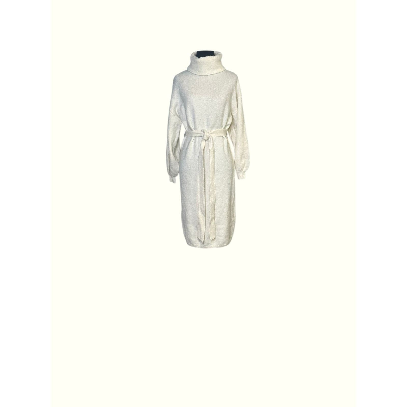 Asos ASOS DESIGN knitted tie waist roll neck midi dress size 2P Size XS / US 0-2 / IT 36-38 - 15 Thumbnail