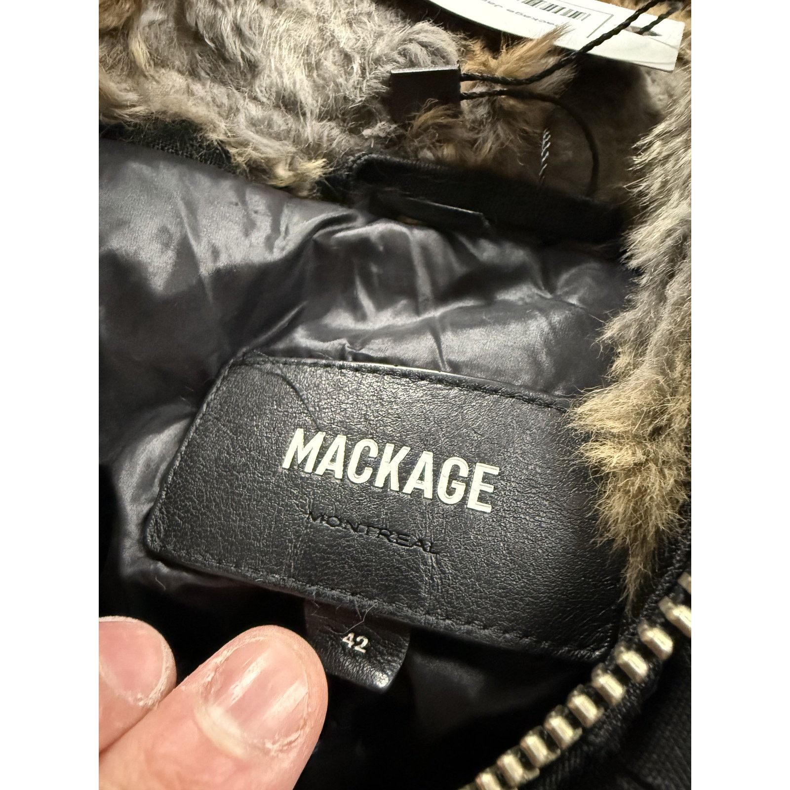Mackage Mackage Jacket Black Fur Used 42 (Medium) Size US M / EU 48-50 / 2 - 9 Thumbnail